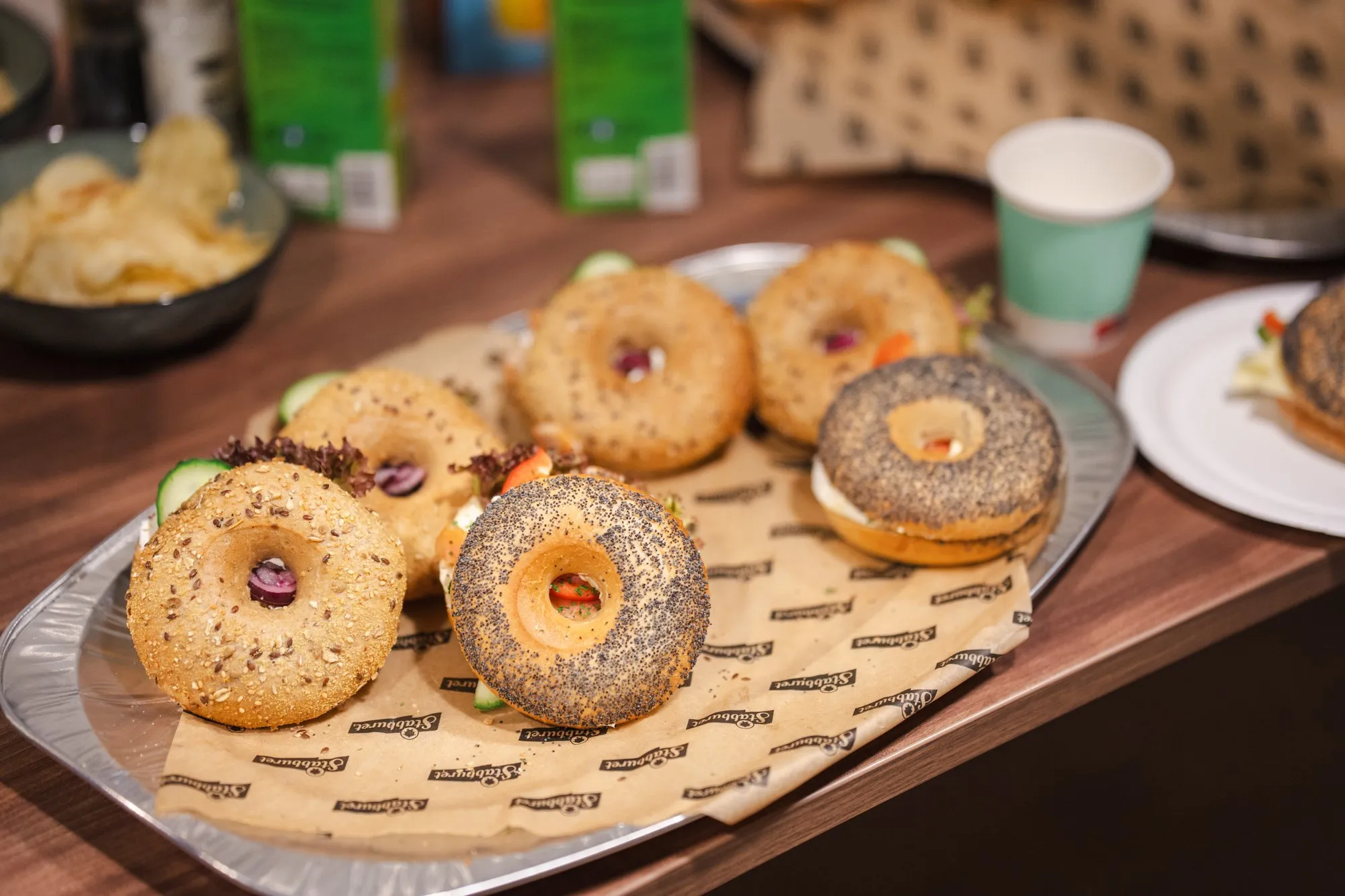Digge bagels levert av AGA Kantine