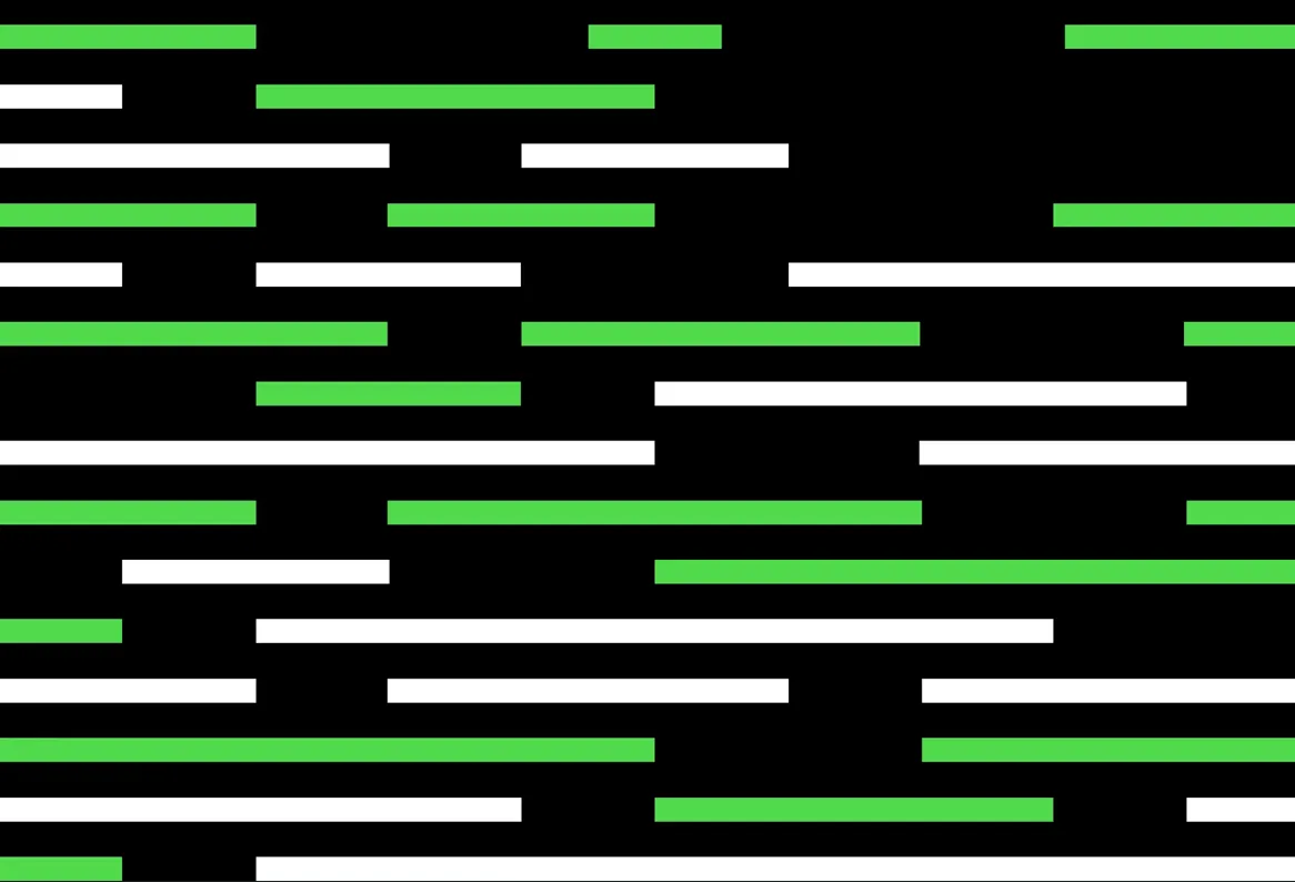 Abstrakt Matrix inspirert bilde, brukt for å illustrere KI. Fotokreditt OpenAI