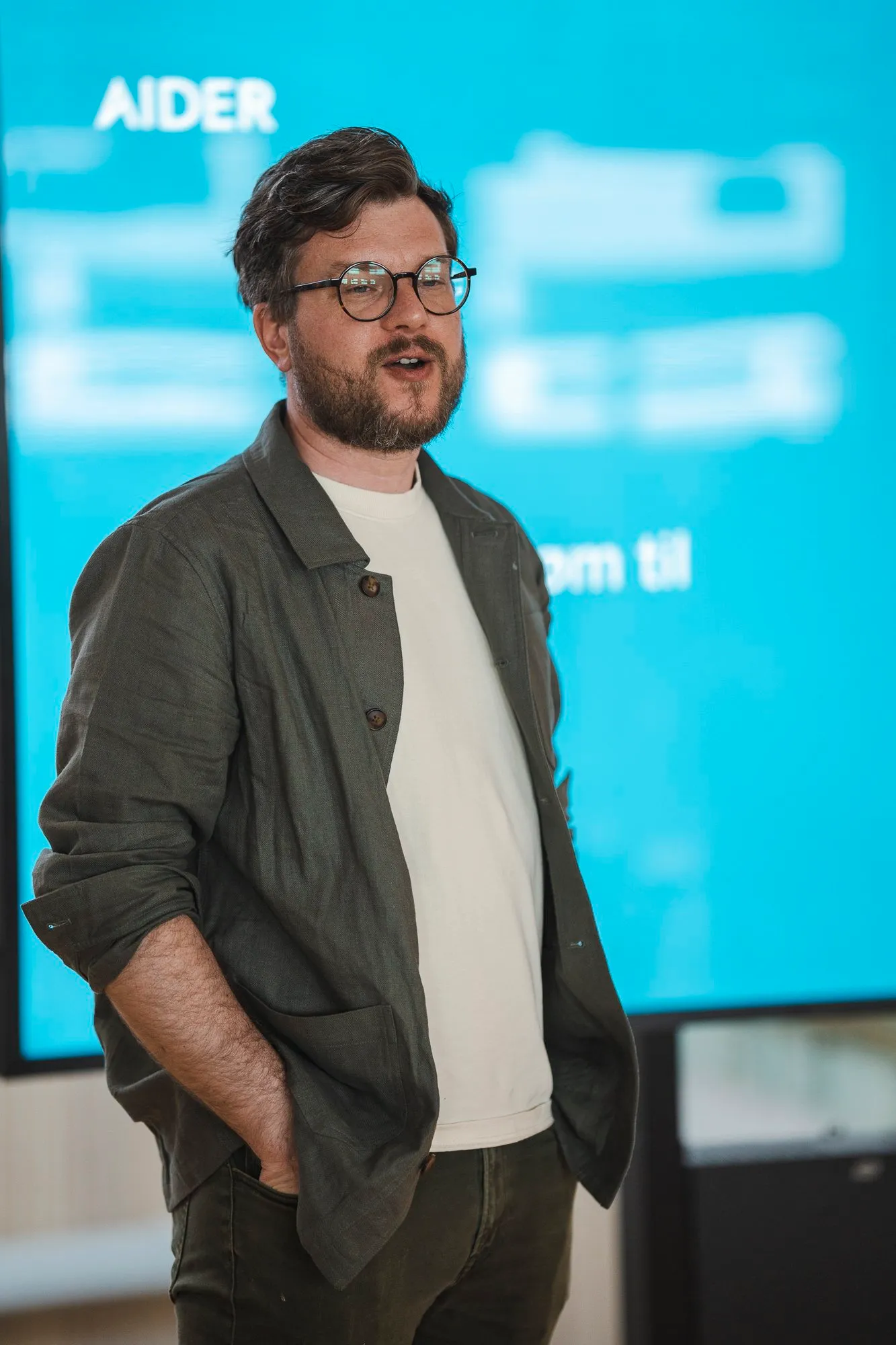 Torleif Markussen Lunde er leder for VIS Startup & Future Ocean IncubatorFoto Kay Tomas F. Bertheussen / TECHLAB