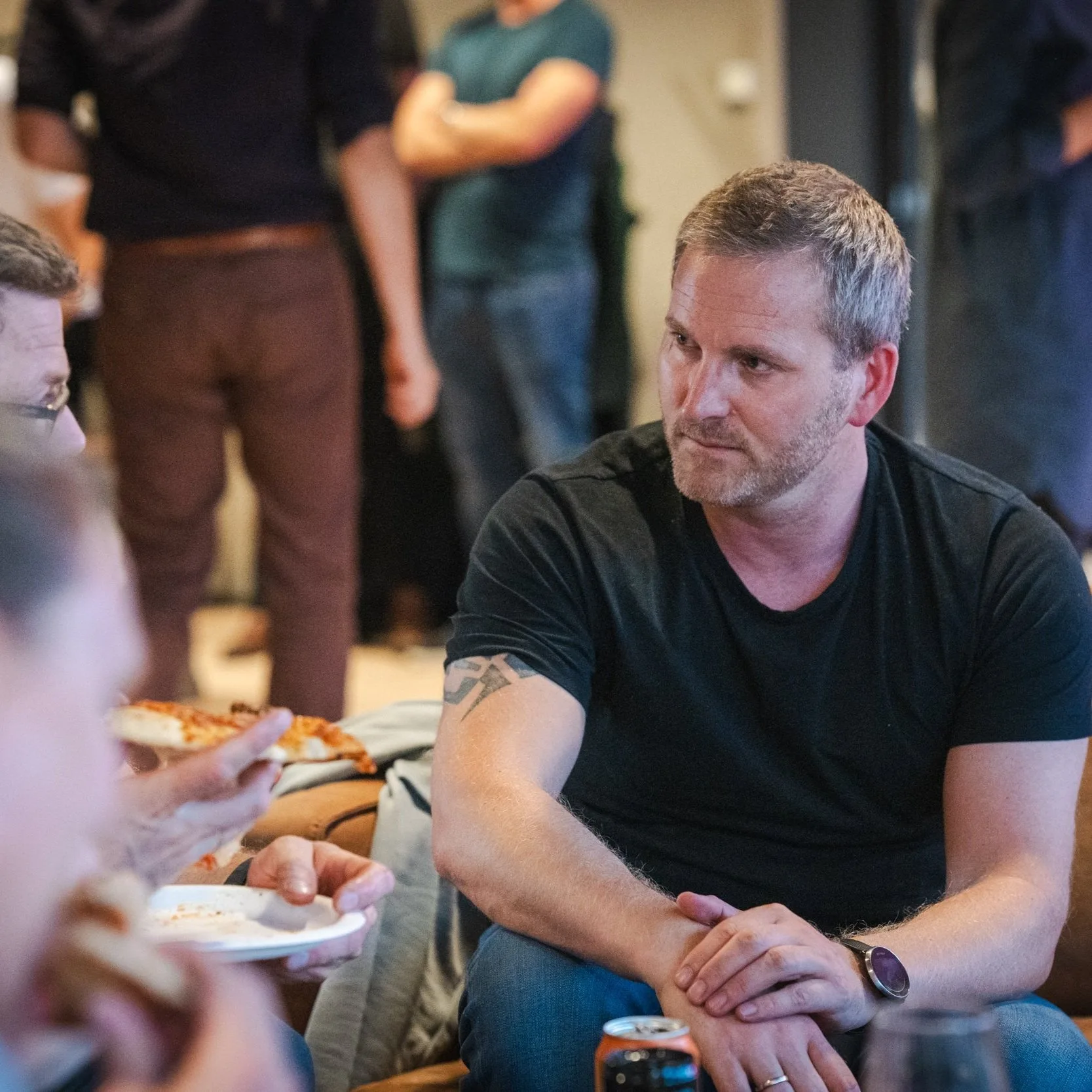 Faglig og sosial samling med studentene fra Master i Teknologiledelse