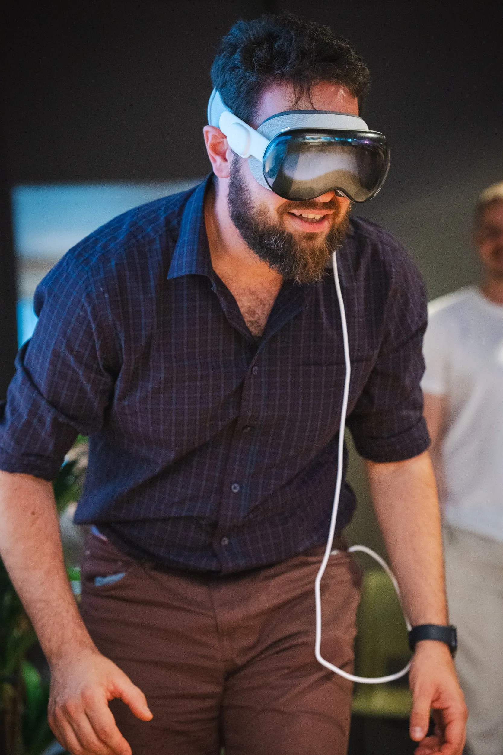 Apple Vision Pro ga mersmak! Foto TECHLAB, Kay Tomas F. Bertheussen